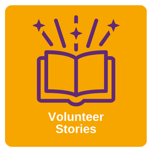 Volunteer Stories button