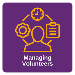 Managing Volunteers Button