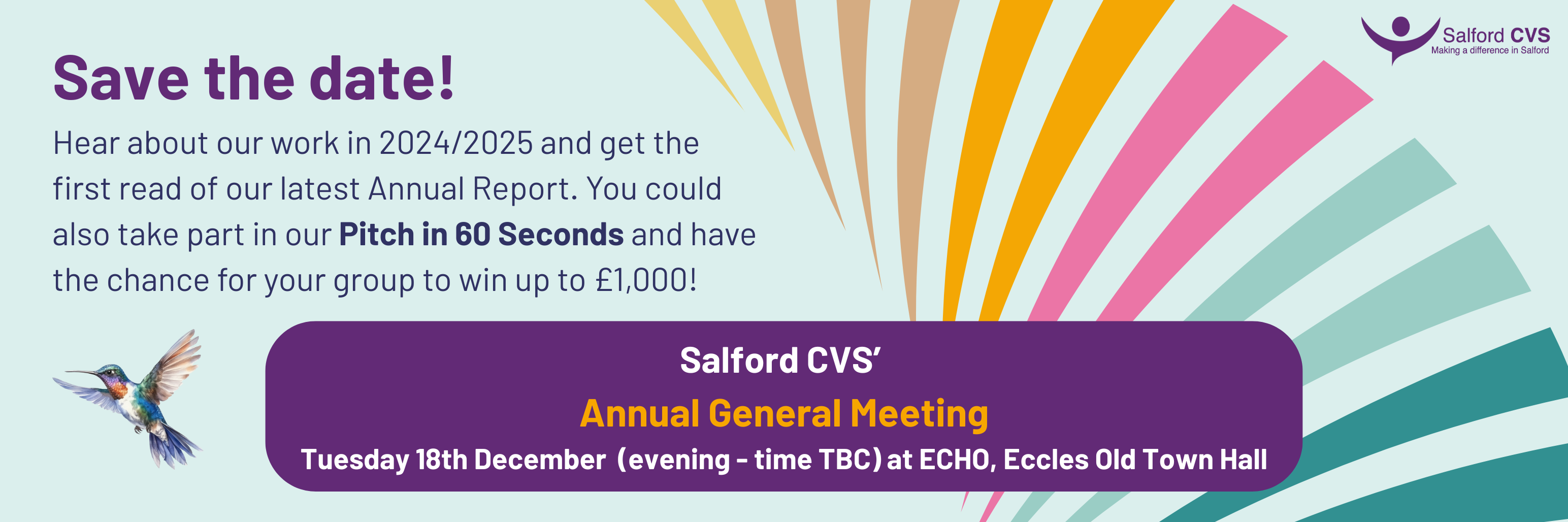 Save the date - Tuesday 18th Dec