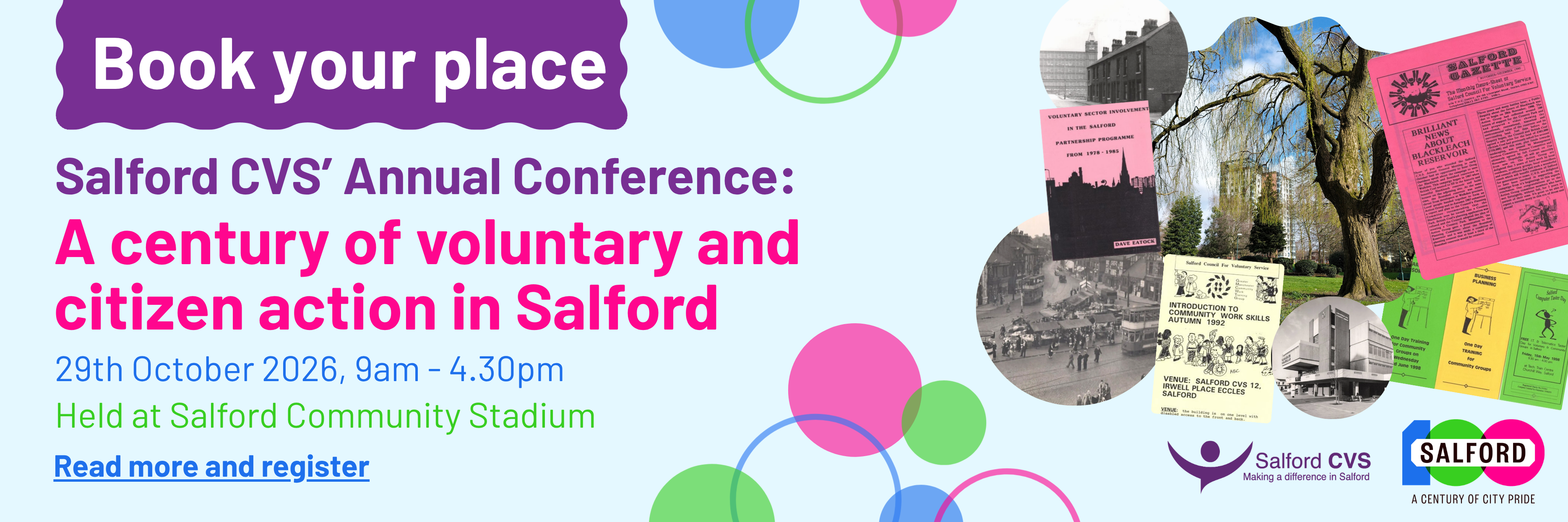 Conference open for bookings - click here