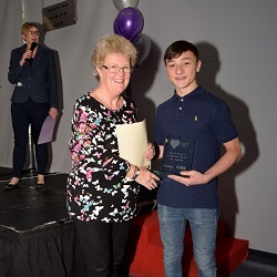 The Alan Henning Community Volunteer Winner Frances Henry and Alan’s son Adam Henning