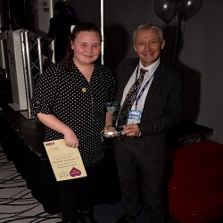 Volunteering Team of the Year Salford Young Carers Calendar Group and John Spindler Principal, Salford City College