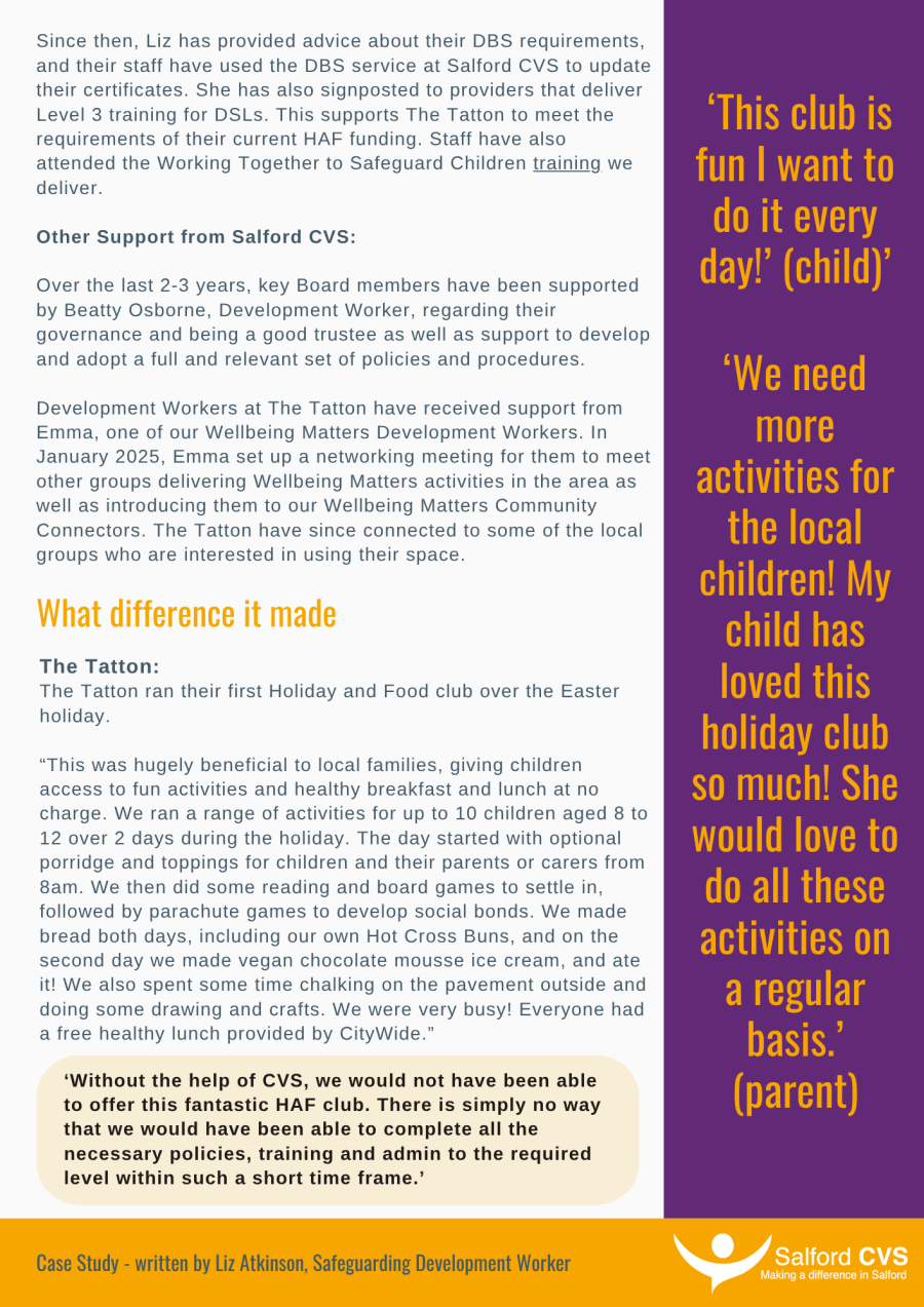 The Tatton case study - page 2