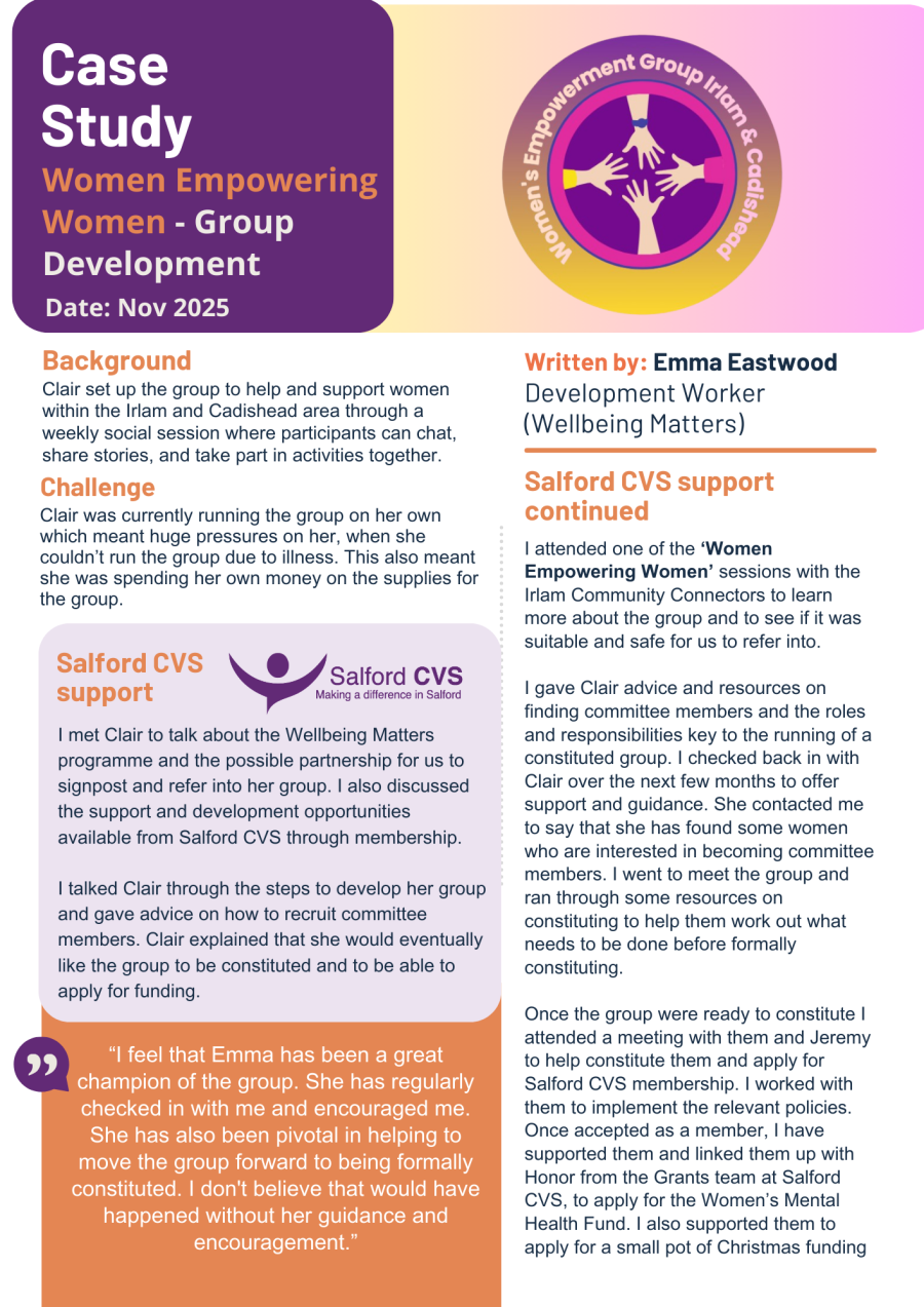 Case Study - Women Empowering Women - click for PDF