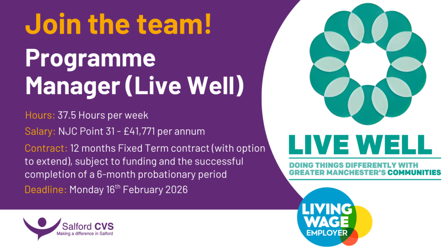 Programme Manager - Live Well