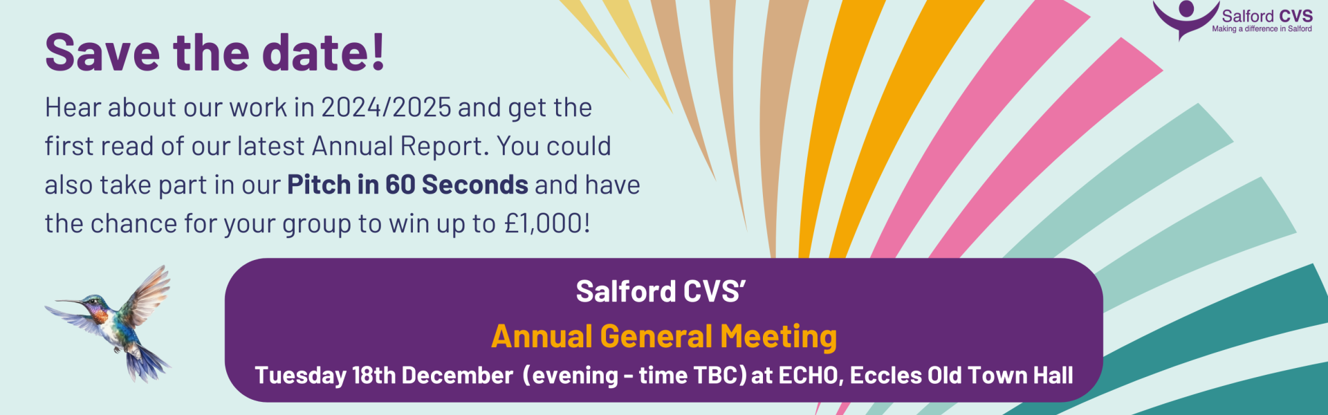 Save the date - Tuesday 18th Dec