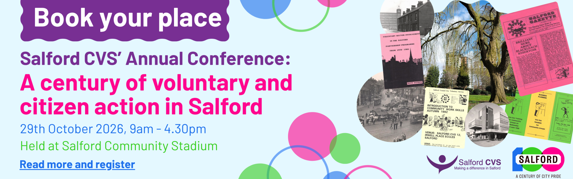 Conference open for bookings - click here