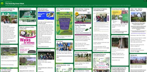 Screenshot of the Great Big Green Week