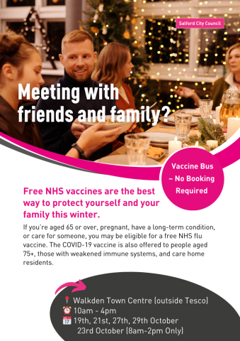 Salford City Council Vaccine Bus