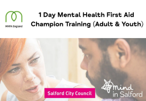 1 Day Mental Health First Aid Champion Training (Adult and Youth)
