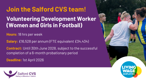 Volunteering Development Worker (Women and Girls Football)