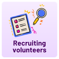 Recruiting volunteers