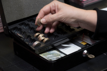 Petty cash tin