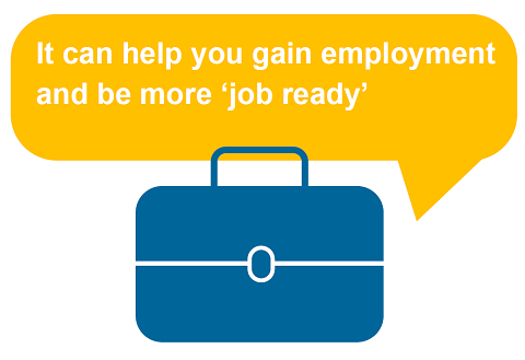 Benefit 7 - It can help you gain employment and be more job ready
