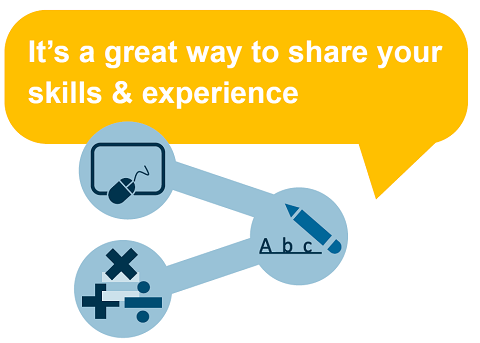 Benefit 8 - It's a great way to share your skills and experience
