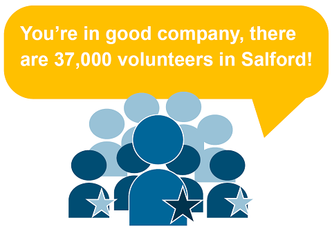 Benefit 9 - You're in good company there are over 37,000 volunteers in Salford