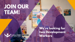 Last chance to apply - Development Worker (Wellbeing Matters)