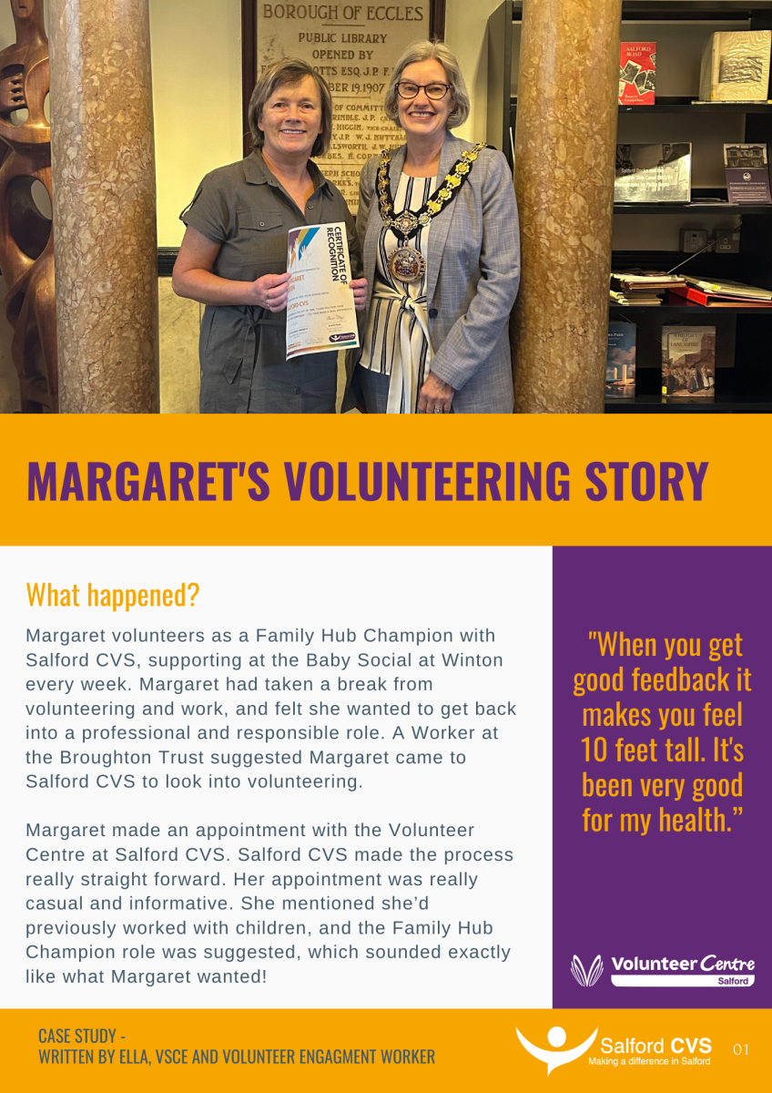 Margaret's story - page 1