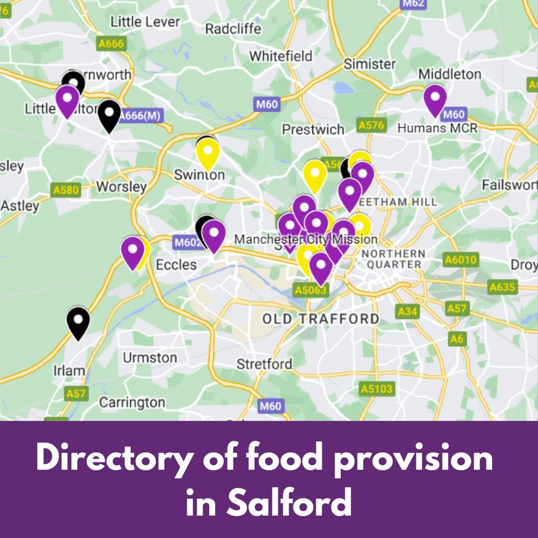 Directory of food provision - map