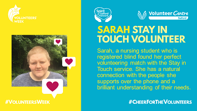 Sarah - Stay in Touch volunteer